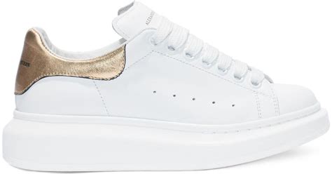 alexander mcqueen sneakers gold.